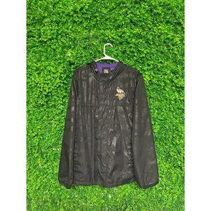 Vintage Minnesota Vikings Rain Jacket, Adult Mens Large, NFL Football